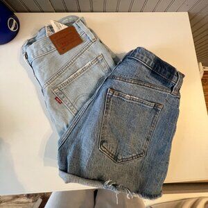 Levi + Abercrombie Shorts (Can be sold separate as well)